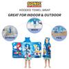 Sonic The Hedgehog, Anime, Bath/Pool/Beach Soft Cotton Terry Hooded Towel Wrap, 24 in x 50 in, By Franco Kids view 4