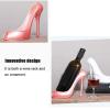 Qioniky Wine Bottle Holder, Holder Shelf Gifts High-Heeled Shoes Wine Rack Display Rack Wine Organizer Wine Rack, Wine Lovers Home Kitchen Decor for Decor Bar(Pink) view 4
