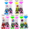 Double Heart Liquid Motion Bubble Drip Oil Hourglass Timer Clock Kids Toy Gift,Perfect Child Intellectual Toy Gift Set Blue Pink view 2