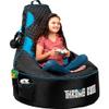 Throne Boss Gaming Bean Bag Chair Cover for Kids with High Back, Blue  Floor Gaming Chair Cover, Easy to Clean Fabric, Large Side Pockets, Headphone Hanger, Requires 200 Liters Polystyrene Beans view 1