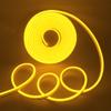XUNATA LED Neon Light, Dimmable AC 110-120V Flexible LED Neon Strip Lights, 120 LEDs/M, 82ft/25m Waterproof 2835 SMD LED Rope Light + Remote Controller for Party Decoration(Yellow) view 1