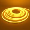 XUNATA LED Neon Light, Dimmable AC 110-120V Flexible LED Neon Strip Lights, 120 LEDs/M, 82ft/25m Waterproof 2835 SMD LED Rope Light + Remote Controller for Party Decoration(Yellow) view 3