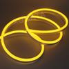 XUNATA LED Neon Light, Dimmable AC 110-120V Flexible LED Neon Strip Lights, 120 LEDs/M, 82ft/25m Waterproof 2835 SMD LED Rope Light + Remote Controller for Party Decoration(Yellow) view 4
