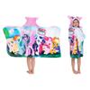 My Little Pony Bath/Pool/Beach Soft Cotton Terry Hooded Towel Wrap, 24 in x 50 in, By Franco Kids view 1