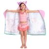 My Little Pony Bath/Pool/Beach Soft Cotton Terry Hooded Towel Wrap, 24 in x 50 in, By Franco Kids view 2