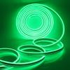 XUNATA LED Neon Light, Dimmable AC 110-120V Flexible LED Neon Strip Lights, 120 LEDs/M, 63ft/19m Waterproof 2835 SMD LED Rope Light + Remote Controller for Party Decoration(Green) view 1