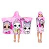Franco Kids Bath and Beach Soft Cotton Terry Hooded Towel Wrap, 24 in x 50 in, LOL Surprise view 1
