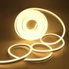XUNATA LED Neon Light, Dimmable AC 110-120V Flexible LED Neon Strip Lights, 3500K Warm White 120 LEDs/M, 53ft/16m Waterproof 2835 SMD LED Rope Light + Remote Controller for Party Decoration view 1