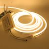 XUNATA LED Neon Light, Dimmable AC 110-120V Flexible LED Neon Strip Lights, 3500K Warm White 120 LEDs/M, 53ft/16m Waterproof 2835 SMD LED Rope Light + Remote Controller for Party Decoration view 2
