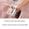 ZYCSKTL Brochure Stand Magazine Holder Rack Small,Iron Multi-Layer Simple Bookshelf, Household Floor Magazine Rack, Large-Capacity Multi-Layer Tree-Shaped Bookshelf,Installation-Free view 4