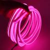 XUNATA LED Neon Light, Dimmable AC 110-120V Flexible LED Neon Strip Lights, 120 LEDs/M, 82ft/25m Waterproof 2835 SMD LED Rope Light + Remote Controller for Party Decoration(Pink) view 2
