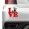 Border Terrier Love Park Cute Dog Fridge Refrigerator Car Magnet view 2