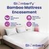 Cal King Size Waterproof Bamboo Mattress Encasement by Slumberfy - Premium Skin-Safe Mattress Protector with 360 EZ Zipper, Lab-Tested Bed Bug, Zippered Encasement (72x84 in) view 2