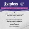 Cal King Size Waterproof Bamboo Mattress Encasement by Slumberfy - Premium Skin-Safe Mattress Protector with 360 EZ Zipper, Lab-Tested Bed Bug, Zippered Encasement (72x84 in) view 4