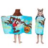Franco Kids Bath and Beach Soft Cotton Terry Hooded Towel Wrap, 24 in x 50 in, Space Jam 2 A New Legacy view 1