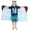 Franco Kids Bath and Beach Soft Cotton Terry Hooded Towel Wrap, 24 in x 50 in, Space Jam 2 A New Legacy view 2