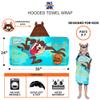 Franco Kids Bath and Beach Soft Cotton Terry Hooded Towel Wrap, 24 in x 50 in, Space Jam 2 A New Legacy view 4