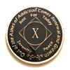 Recovery Line 10 Year NA Black Phoenix Rising from The Ashes Medallion-Chip, Token view 2