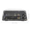 Yardwe Disposable Sushi Box with Lid 100Pcs Take Out Containers for Sushi Fruit Desserts Cake Carrier Black Durable Food Storage Boxes for Restaurants Food Trucks Parties 5.5X3.3X1.2 Inch view 3