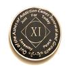 11 Year NA Black Phoenix Rising from The Ashes Medallion-Chip, Coin, Token view 2