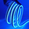 XUNATA LED Neon Light, Dimmable AC 110-120V Flexible LED Neon Strip Lights, 120 LEDs/M, 59ft/18m Waterproof 2835 SMD LED Rope Light + Remote Controller for Party Decoration(Blue) view 2