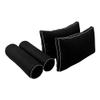 Prolinemax |SLIPCOVER ONLY|S2 Outdoor Daybed Mattress Bolster Backrest Cushion Covers Contrast Trim Queen AD109 view 3