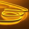 XUNATA LED Neon Light, Dimmable AC 110-120V Flexible LED Neon Strip Lights, 120 LEDs/M, 59ft/18m Waterproof 2835 SMD LED Rope Light + Remote Controller for Party Decoration(Yellow) view 4