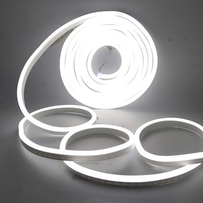XUNATA LED Neon Light, Dimmable AC 110-120V Flexible LED Neon Strip Lights, 6500K Daylight White 120 LEDs/M, 53ft/16m Waterproof 2835 SMD LED Rope Light + Remote Controller for Party Decoration