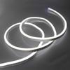 XUNATA LED Neon Light, Dimmable AC 110-120V Flexible LED Neon Strip Lights, 6500K Daylight White 120 LEDs/M, 53ft/16m Waterproof 2835 SMD LED Rope Light + Remote Controller for Party Decoration view 2