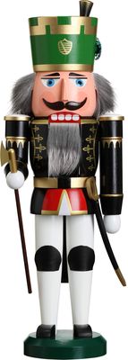 Seiffener Volkskunst Erzgebirge Freiberger Bergmeister Nutcracker 38 cm