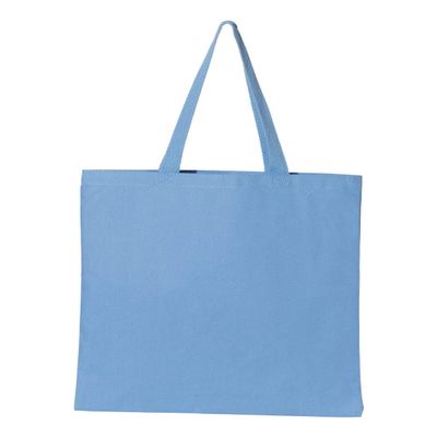 Q-Tees Promotional Tote One Size Carolina Blue