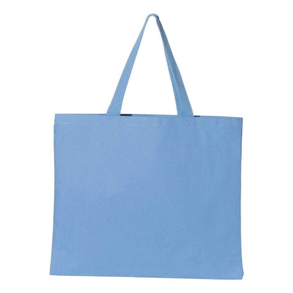 Q-Tees Promotional Tote One Size Carolina Blue