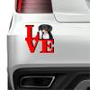 Wirehaired Vizsla Dog Love Park Cute Dog Fridge Refrigerator Car Magnet view 2