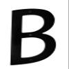 6 Inch House Numbers Home Address Street Number for Outdoor indoor Exterior Building Apartment Yard Farmhouse Black Hard Plastic UV resistant Number, Letter B view 1
