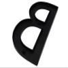 6 Inch House Numbers Home Address Street Number for Outdoor indoor Exterior Building Apartment Yard Farmhouse Black Hard Plastic UV resistant Number, Letter B view 4