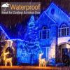 Brizled Blue Christmas Lights, 33ft 100 LED 5MM Wide Angle Christmas Tree Lights, 120V UL Certified Mini String Light Connectable Outdoor Waterproof Blue Light for Xmas Room Party Decor, Green Wire view 4