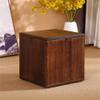 Stool Storage Boxes, Wooden Bench Footstools Change Shoe Bench Storage Trunk, Household Bench Coffee Table Stool Storage Box for Book Snack Toy Mobile Phone Accessories-A view 2