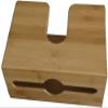 Bamboo Paper Towel Dispenser, Wall Mount Napkin Holder Tissue Box Holds Multifold Paper Towel Box,Large Capacity Tissue Storage Box for Kitchen and Bathroom Decor-L view 1