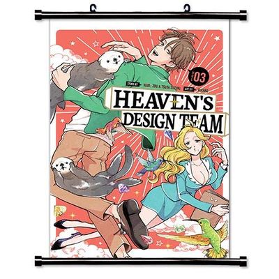 Heaven's Design Team Anime Fabric Wall Scroll Poster (32x48) Inches [A] Heaven's Design Team-8(L)