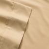 7 Pcs Best Premium Bedding Collection 100% Organic Cotton 500 GSM 7Pc Included-1 Buffel Comforter, 1 Fitted Sheet,1 Flat Sheet, 2 Pillow Shams, 2 Pillow Cases,Twin XL/Cream Comforter Set view 3
