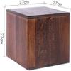 Stool Storage Boxes, Wooden Bench Footstools Change Shoe Bench Storage Trunk, Household Bench Coffee Table Stool Storage Box for Book Snack Toy Mobile Phone Accessories-B view 3