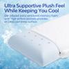 Mediflow Water Pillow - Elite Collection, Cooling Gel Memory Foam. Orthopedic for Neck Pain Relief, Adjustable Water Pillow for Sleeping. (Single Pack) view 3