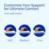 Mediflow Water Pillow - Elite Collection, Cooling Gel Memory Foam. Orthopedic for Neck Pain Relief, Adjustable Water Pillow for Sleeping. (Single Pack) view 4
