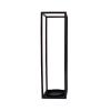 Umbrella Racks WXYZ Metal Geometric Landing Umbrella Stand, Hollow Barrel Body to Drain Water Quickly, Long and Short Umbrella Storage Barrel, Gold, Black, 20x69cm (Color : Black) view 1