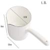 1.2 L Japanese Style, White Ceramic, Milk Pot, Kitchen, Saucepan, Stew Pan, Baby Food, Saucepan with Long Handle for One Person view 3