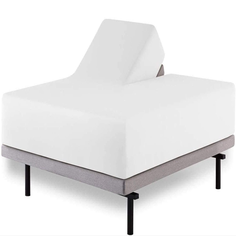 Mr Pandaa Flex-Top-Split-Head-Mattress-Protector for Adjustable or Half Split Beds-100 percent Waterproof Terry Cotton,20-Inch Deep Pocket,Dust Proof-32 Inch Split from The Top(King-32 Split,White)