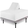 Mr Pandaa Flex-Top-Split-Head-Mattress-Protector for Adjustable or Half Split Beds-100 percent Waterproof Terry Cotton,20-Inch Deep Pocket,Dust Proof-32 Inch Split from The Top(King-32 Split,White) view 1