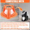 2 Pack Needle Cleaning Tools Compatible With Keurig 2.0 Coffeemakers No More Coffee Grounds Left In Coffee Or Semi-Finished Coffee(Orange) view 3