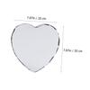 VOSAREA Heart Shaped Rock Photo Frame Unique Picture Holder for Home Decor for Birthdays Anniversaries Weddings Mother Day view 2