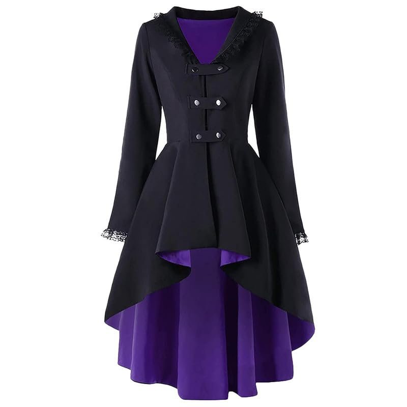 Andongnywell Women's Casual Open Front Drape Lightweight Duster Cardigan Plus Size Blazers Overcoats (Navy Blue,Large)